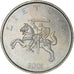 Coin, Lithuania, Litas, 2001, MS(60-62), Copper-nickel, KM:111