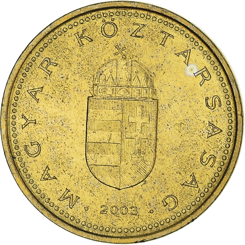 Coin, Hungary, Forint, 2003, Budapest, MS(60-62), Nickel-brass, KM:692