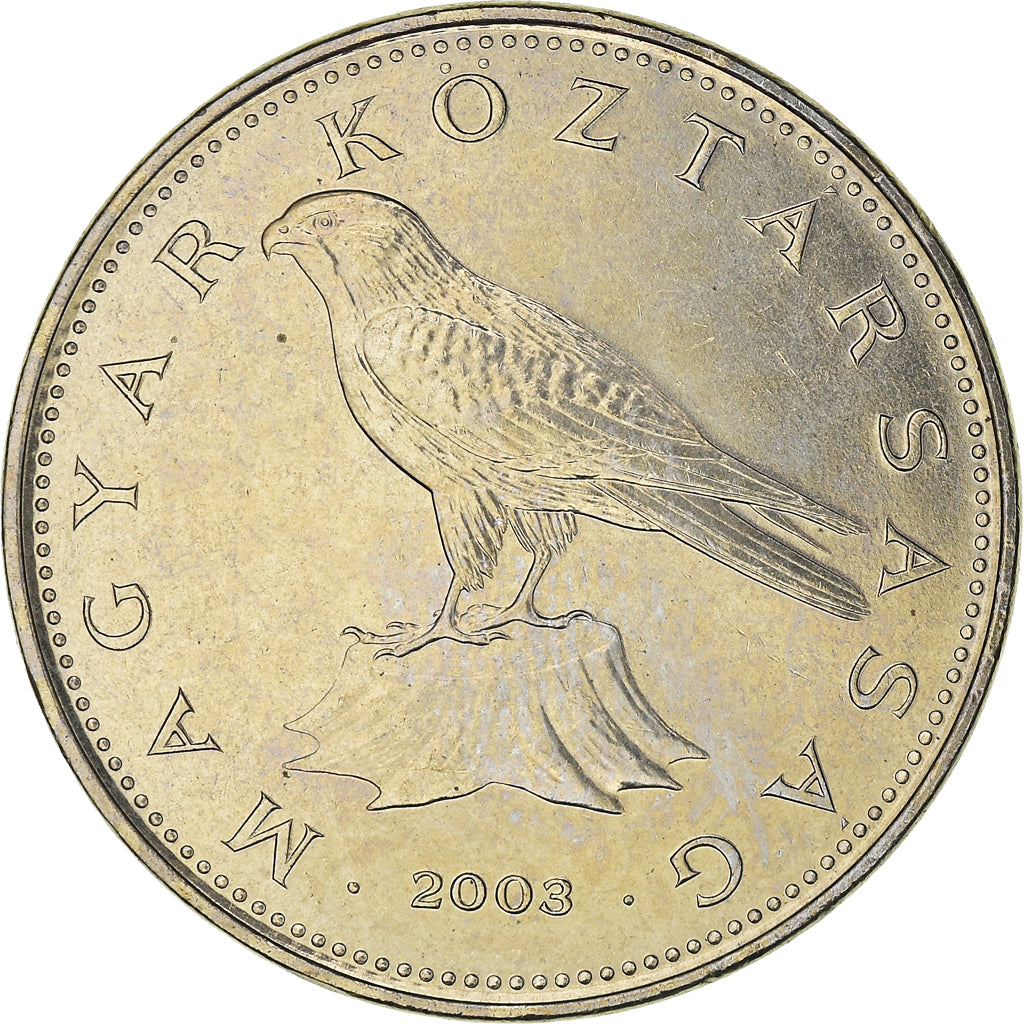 Coin, Hungary, 50 Forint, 2003, Budapest, MS(60-62), Copper-nickel, KM:697