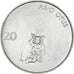 Coin, Slovenia, 20 Stotinov, 1993, MS(64), Aluminum, KM:8