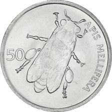 Coin, Slovenia, 50 Stotinov, 1993, MS(64), Aluminum, KM:3