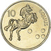 Coin, Slovenia, 10 Tolarjev, 2002, MS(64), Copper-nickel, KM:41