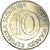 Moneda, Eslovenia, 10 Tolarjev, 2002, SC+, Cobre - níquel, KM:41