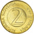 Moneta, Słowenia, 2 Tolarja, 1998, MS(64), Mosiądz niklowy, KM:5