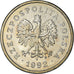 Coin, Poland, Zloty, 1992, Warsaw, MS(63), Copper-nickel, KM:282