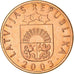 Moneta, Lettonia, Santims, 2003, Vantaa, SPL, Acciaio ricoperto in rame, KM:15