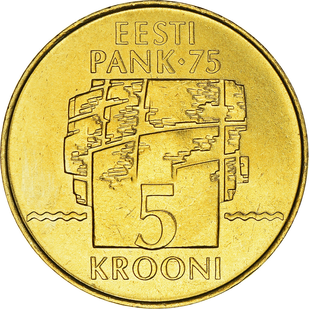 Coin, Estonia, 5 Krooni, 1994, MS(63), Aluminum-Bronze, KM:30