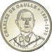 France, Medal, Charles De Gaulle, History, MS(65-70), Copper Plated Silver