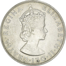 Coin, Bermuda, Elizabeth II, Crown, 1964, AU(50-53), Silver, KM:14
