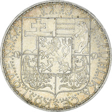 Münze, Tschechoslowakei, 20 Korun, 1933, SS, Silber, KM:17