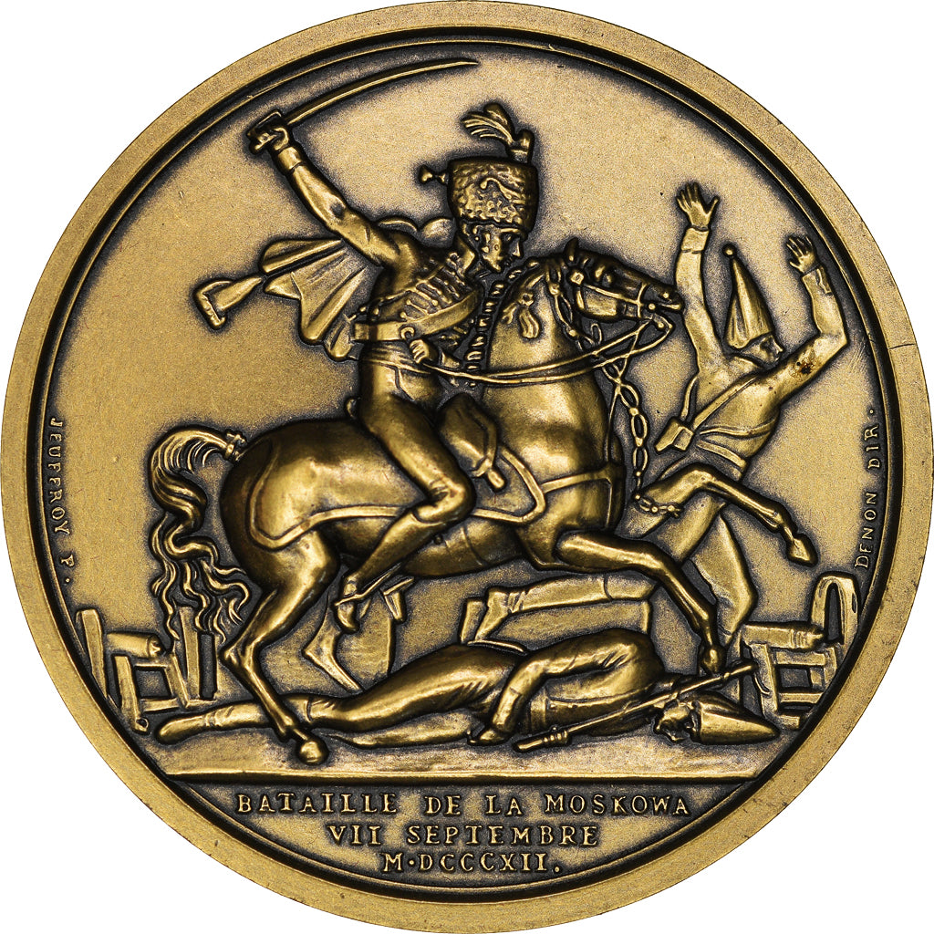 France, Médaille, Napoléon Ier, Bataille de la Moskova, Brenet, Refrappe, FDC