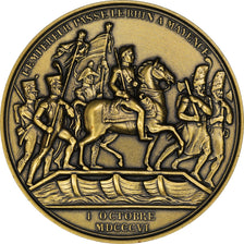 France, Medal, Napoléon Ier, l'Empereur passe le Rhin à Mayence, Denon