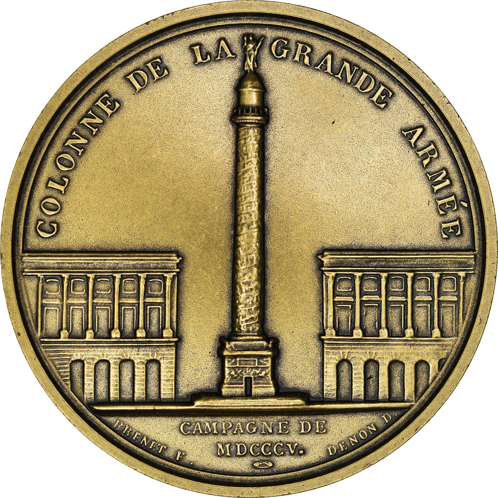 França, Medal, Napoléon Ier, Colonne de la Grande Armée, Denon, Brenet, Nova