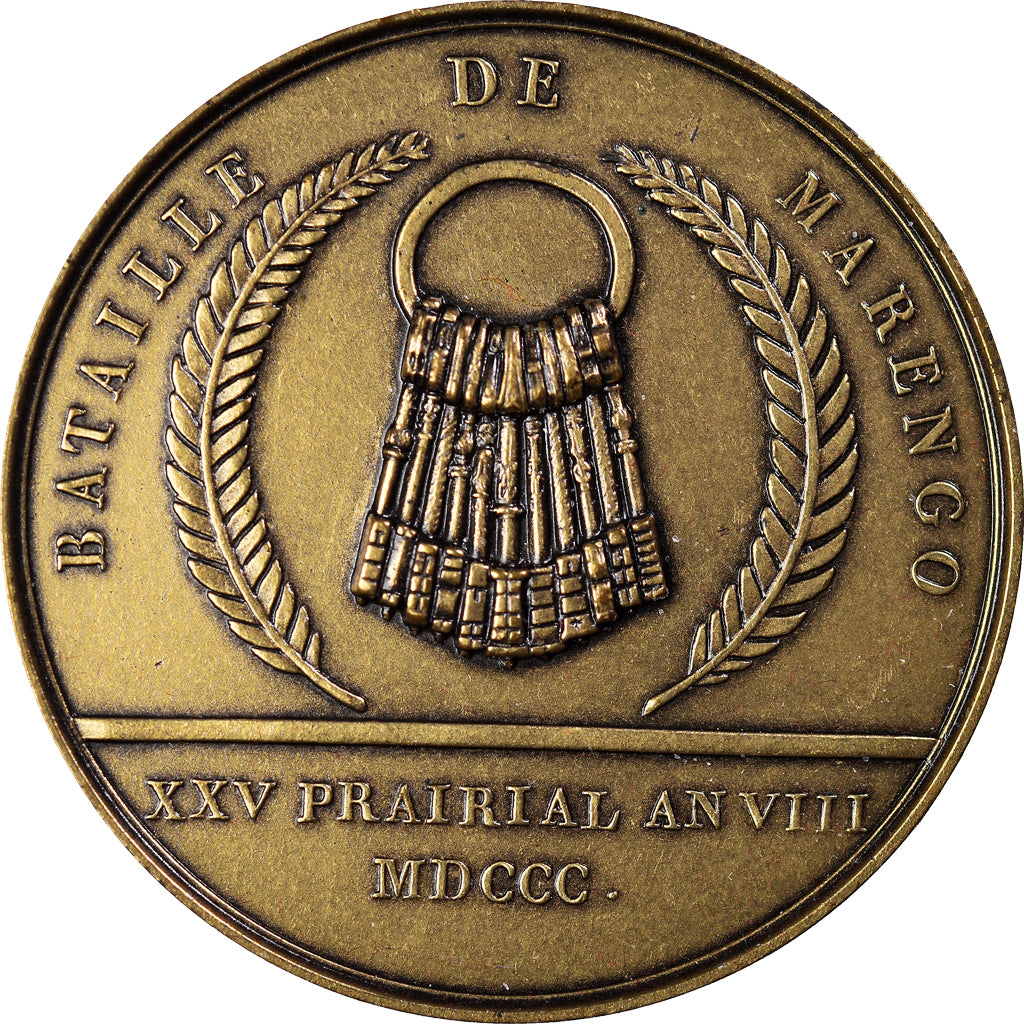 França, Medal, Napoleon Ier , Bataille de Marengo, Denon, Nova cunhagem