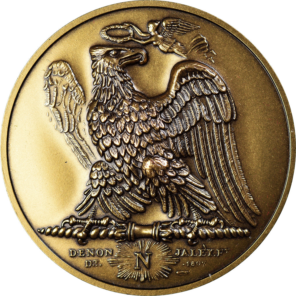 France, Medal, Napoléon Ier, Bataille de Waterloo (1815), Rogat, Restrike