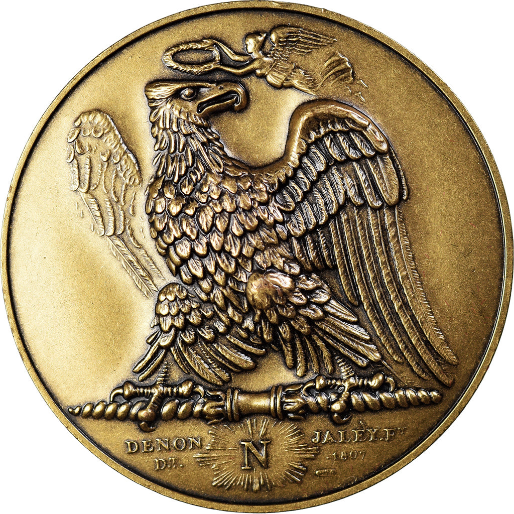 France, Medal, Napoléon, Bataille de Wagram, Denon, MS(64), Bronze