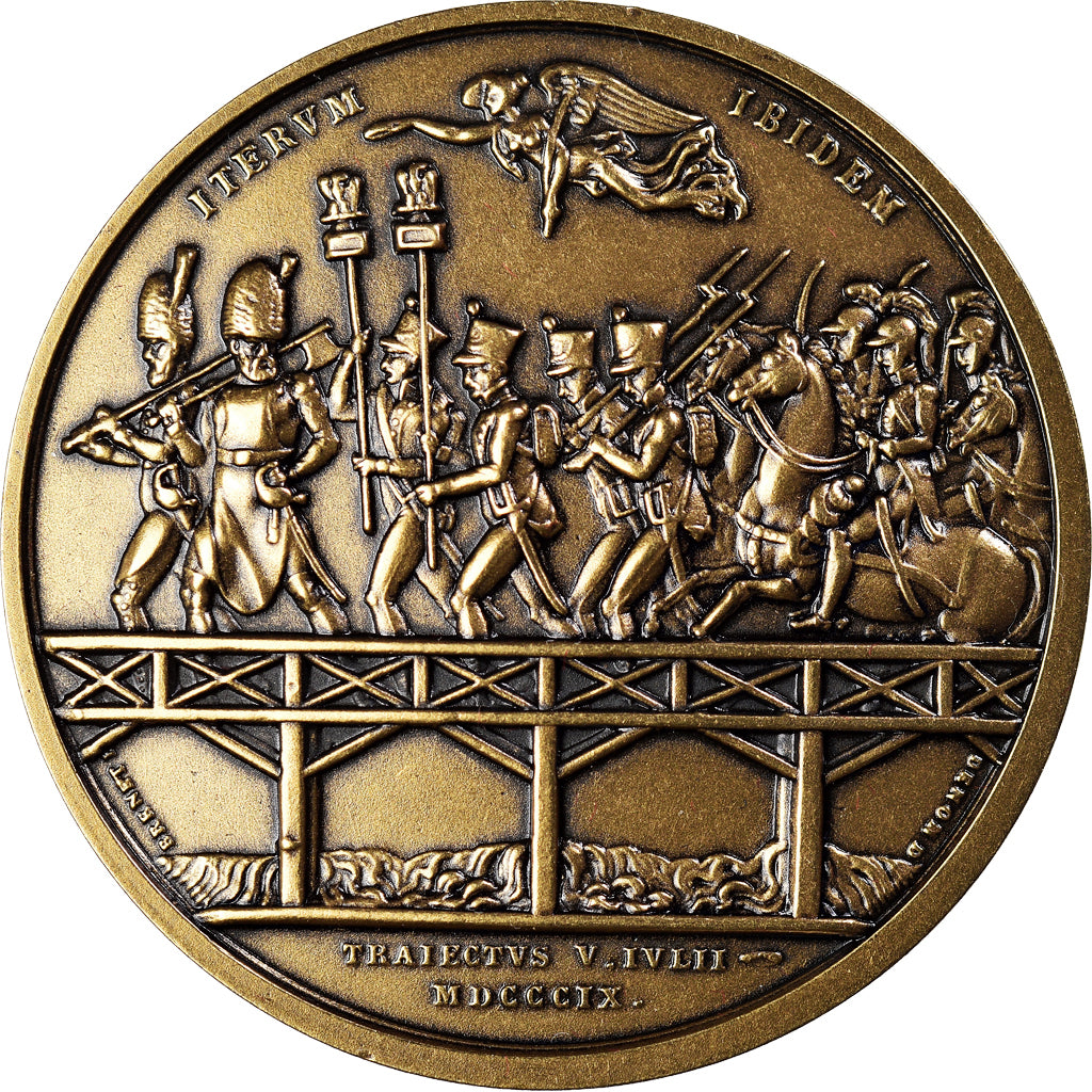 France, Medal, Napoléon Ier, Iterum Ibidem, Denon, Brenet, MS(64), Bronze