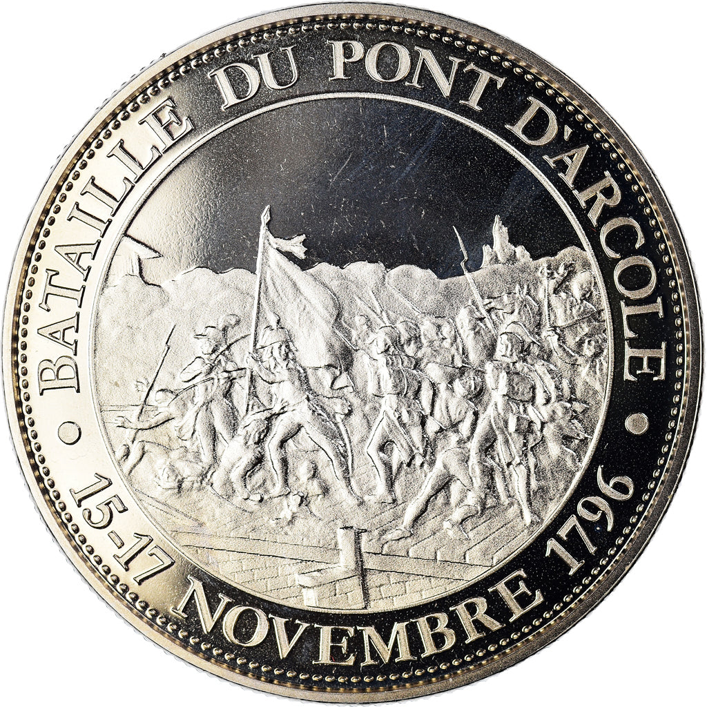 Frankrijk, Medaille, Napoléon Bonaparte, Bataille d'Arcole (1796), UNC