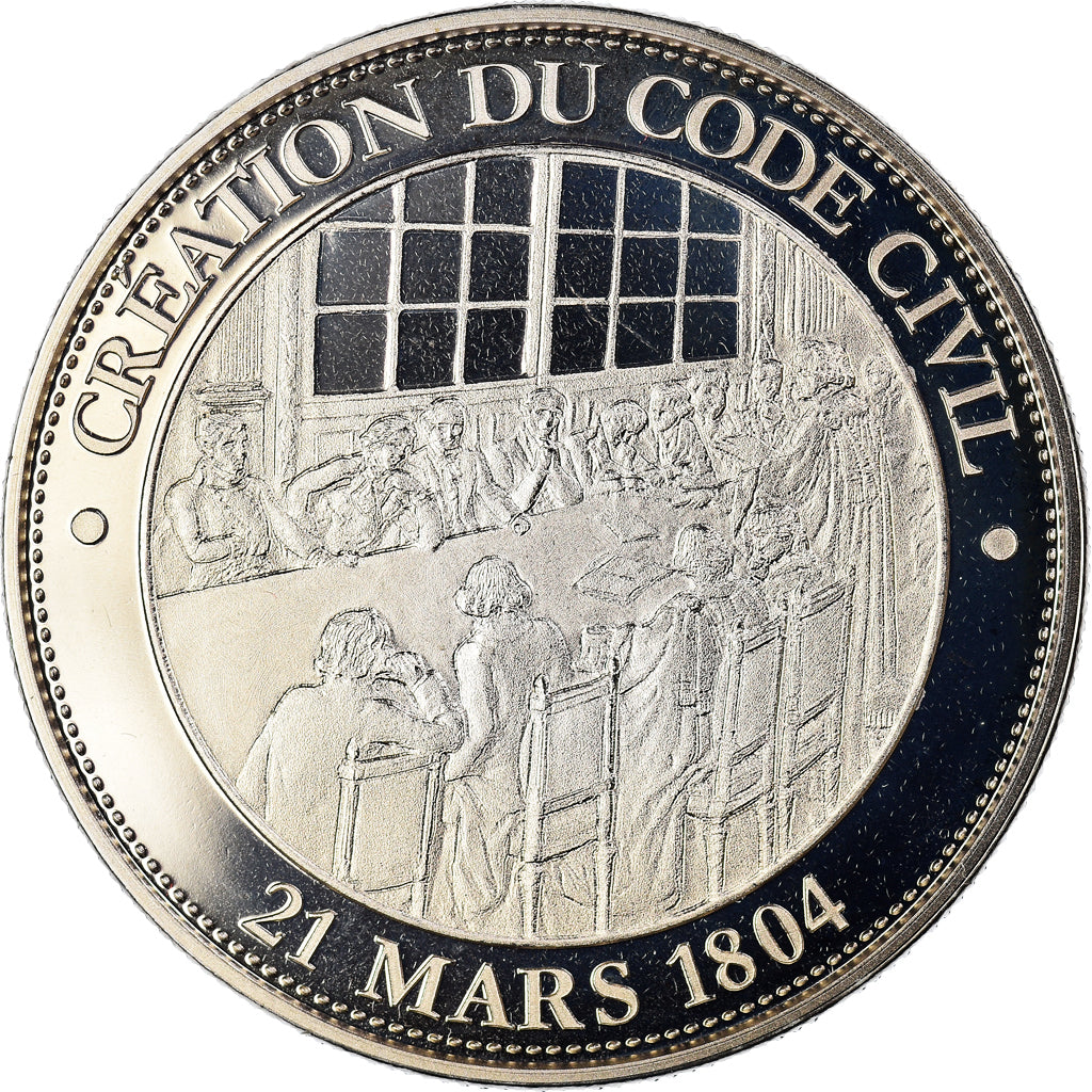France, Medal, Napoléon Ier, Code Civil (1804), MS(64), Copper-nickel