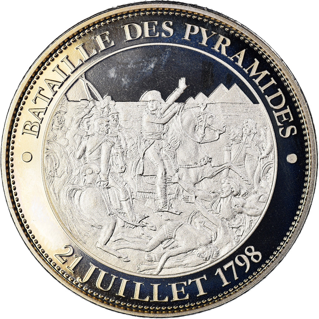 France, Médaille, Napoléon Bonaparte, Bataille des Pyramides(1798), FDC
