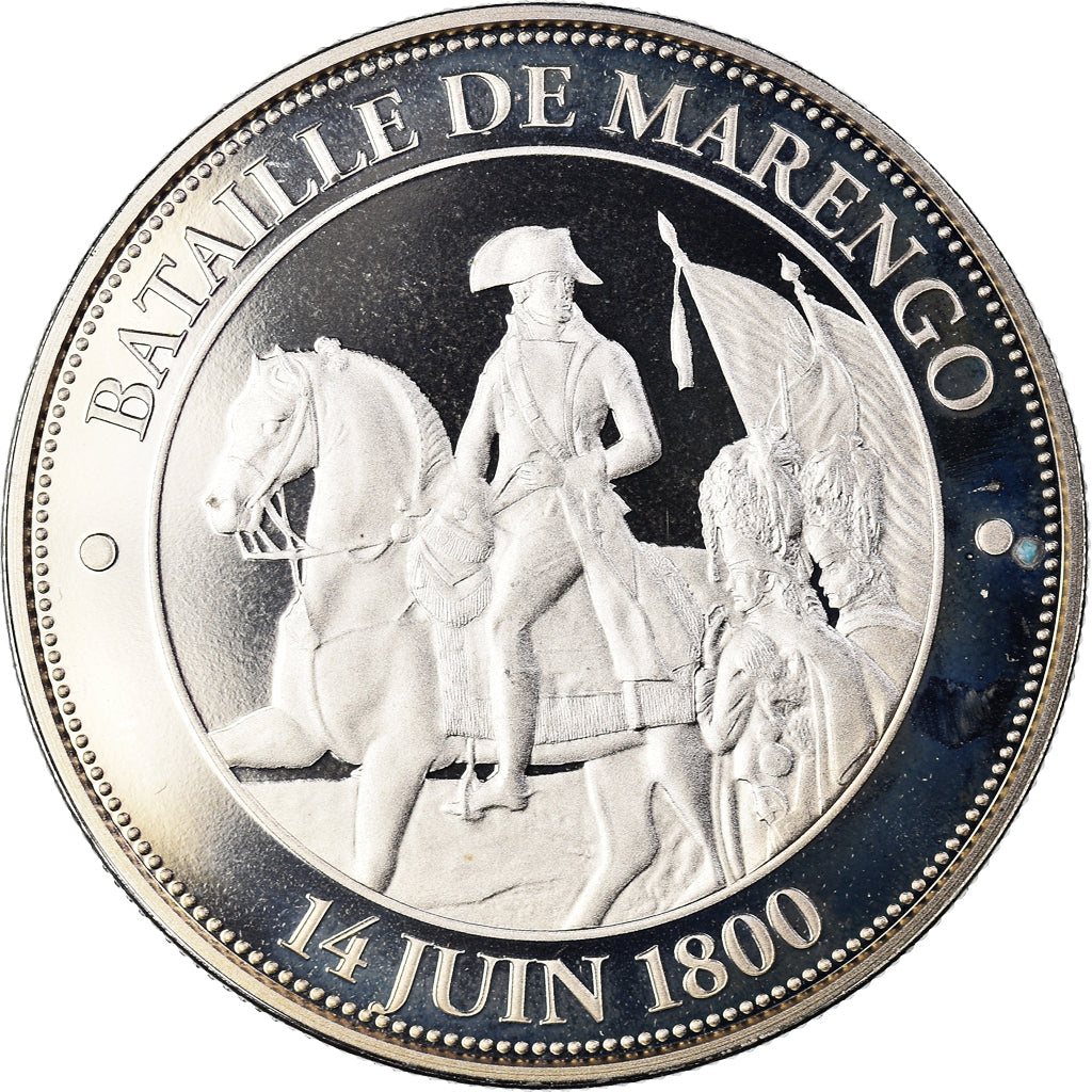 Francia, medalla, Napoléon Bonaparte, Bataille de Marengo (1800), FDC, Cobre -