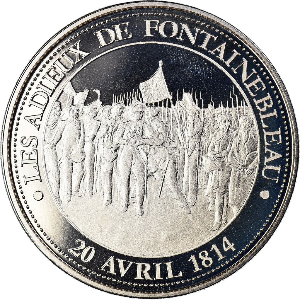 Frankreich, Medaille, Napoléon Ier, Adieux de Fontainebleau (1814), STGL