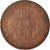 Coin, Spain, Isabel II, 5 Centimos, 1868, Barcelona, F(12-15), Copper, KM:635.1