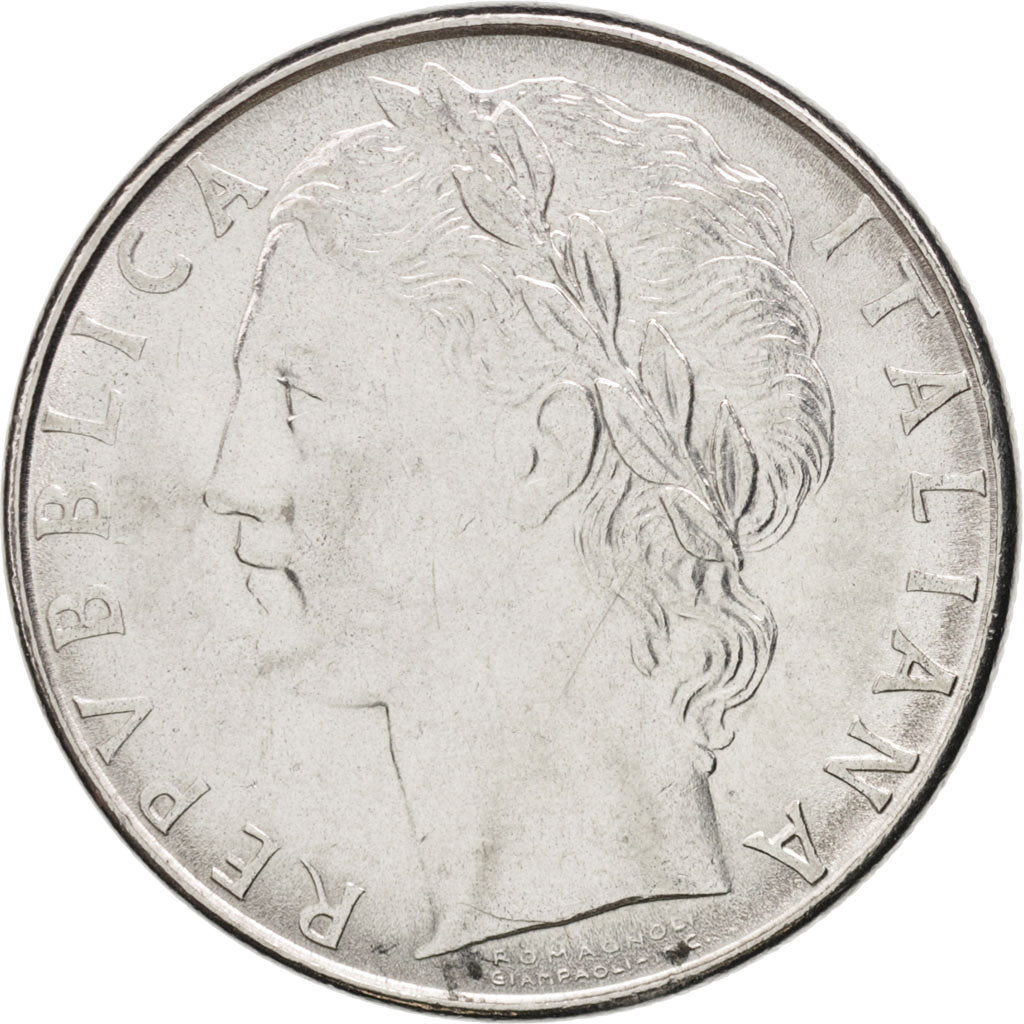 ITALY, 100 Lire, 1986, Rome, KM #96.1, MS(63), Stainless Steel, 27.8, 7.95