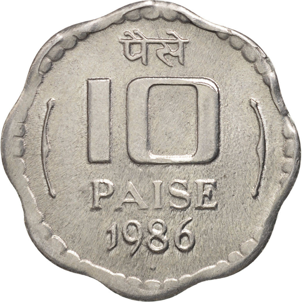 Inde, République, 10 Paise, 1986, Bombay, KM 39