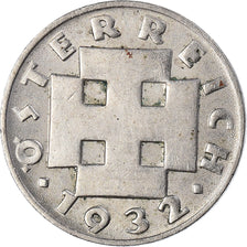 Coin, Austria, 5 Groschen, 1932, AU(50-53), Copper-nickel, KM:2846