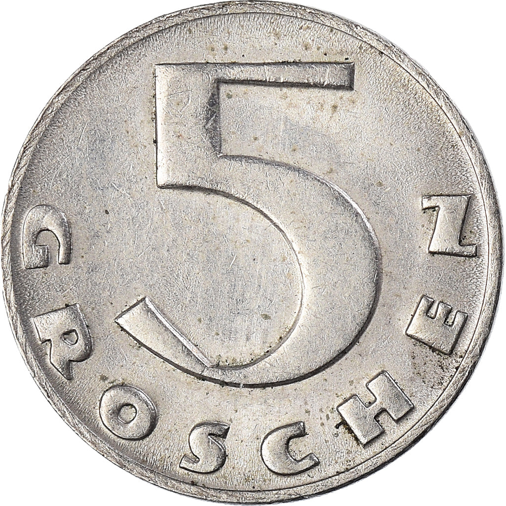 Coin, Austria, 5 Groschen, 1932, AU(50-53), Copper-nickel, KM:2846