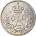 Coin, Denmark, Frederik IX, 25 Öre, 1956, Copenhagen, AU(55-58), Copper-nickel