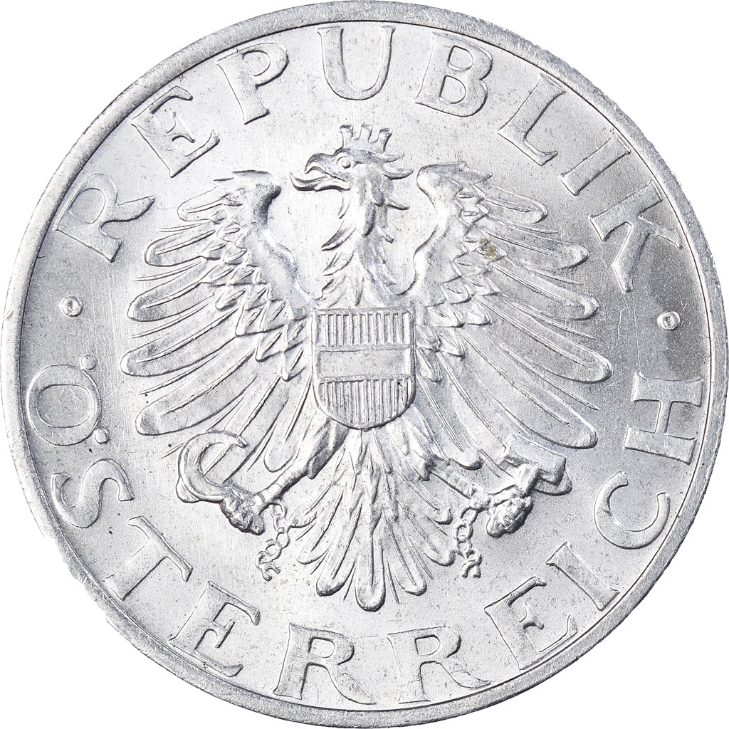 Munten, Oostenrijk, 2 Schilling, 1947, PR, Aluminium, KM:2872