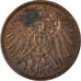 Moneta, NIEMCY - IMPERIUM, Wilhelm II, 2 Pfennig, 1906, Hambourg, EF(40-45)