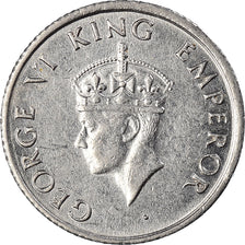 Münze, INDIA-REPUBLIC, 1/4 Rupee, 1947, Mumbai, Bombay, VZ, Kupfer-Nickel