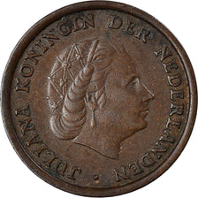 Coin, Netherlands, Juliana, Cent, 1954, AU(50-53), Bronze, KM:180