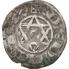 FRANCE, Denarius, Deols, VF(30-35), Silver, Boudeau #277, 1.11