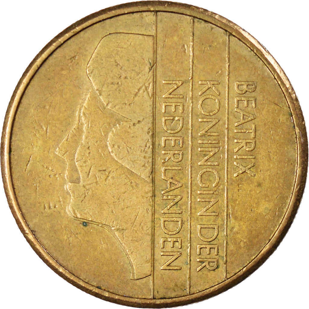 Münze, Niederlande, Beatrix, 5 Gulden, 1988, S, Bronze Clad Nickel, KM:210