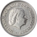 Coin, Netherlands, Juliana, 25 Cents, 1969, AU(50-53), Nickel, KM:183