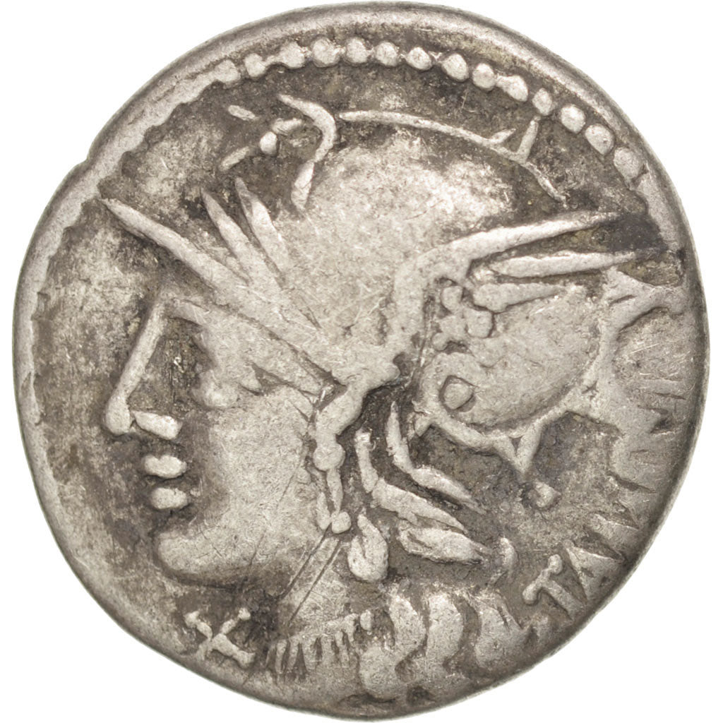 Baebia, Denarius, Rome, VF(30-35), Silver, 3.79