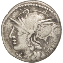 Baebia, Denarius, Rome, VF(30-35), Silver, 3.79