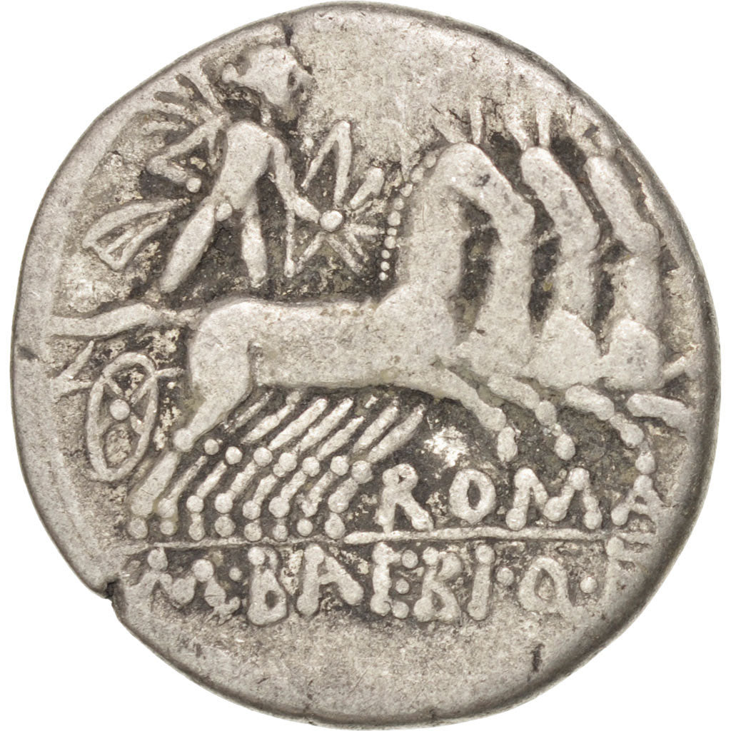 Baebia, Denarius, Rome, VF(30-35), Silver, 3.79