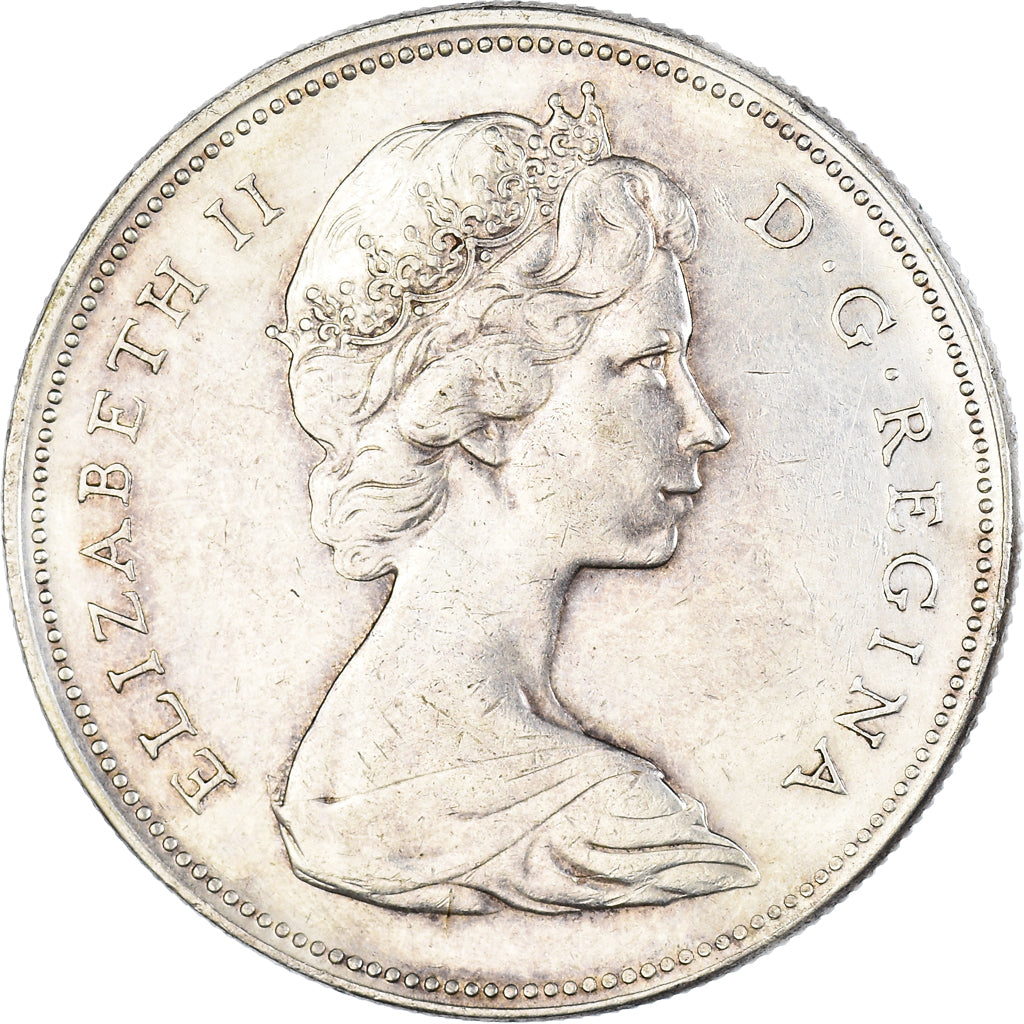 Coin, Canada, Elizabeth II, Dollar, 1966, Royal Canadian Mint, Ottawa