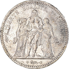 Coin, France, Hercule, 5 Francs, 1873, Bordeaux, VF(30-35), Silver, KM:820.2