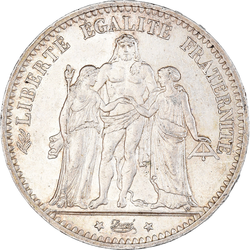 Coin, France, Hercule, 5 Francs, 1875, Paris, AU(50-53), Silver, KM:820.1