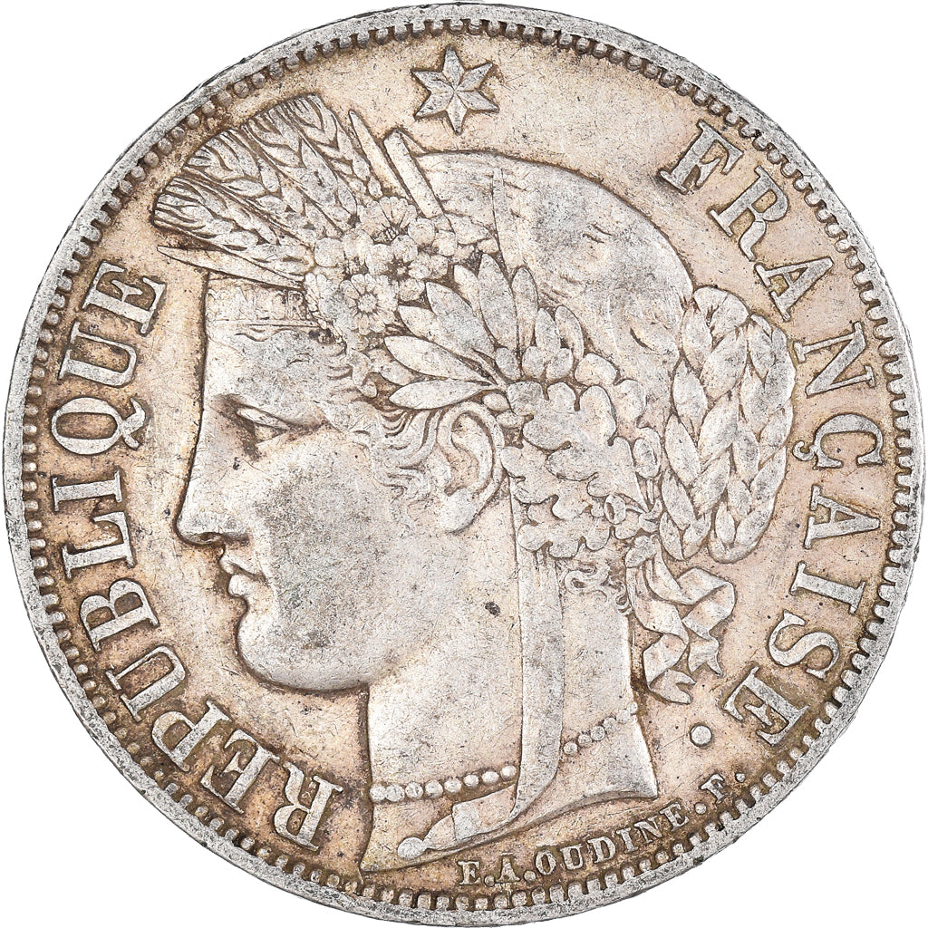Monnaie, France, Cérès, 5 Francs, 1851, Paris, TB+, Argent, Gadoury:719