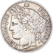 Coin, France, Cérès, 5 Francs, 1850, Paris, VF(30-35), Silver, KM:761.1