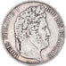 Coin, France, Louis-Philippe, 5 Francs, 1848, Strasbourg, EF(40-45), Silver