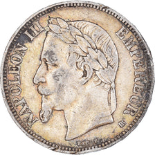 Coin, France, Napoleon III, 5 Francs, 1868, Strasbourg, VF(30-35), Silver