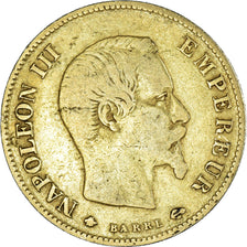 Munten, Frankrijk, Napoleon III, 10 Francs, 1858, Strasbourg, FR, Goud